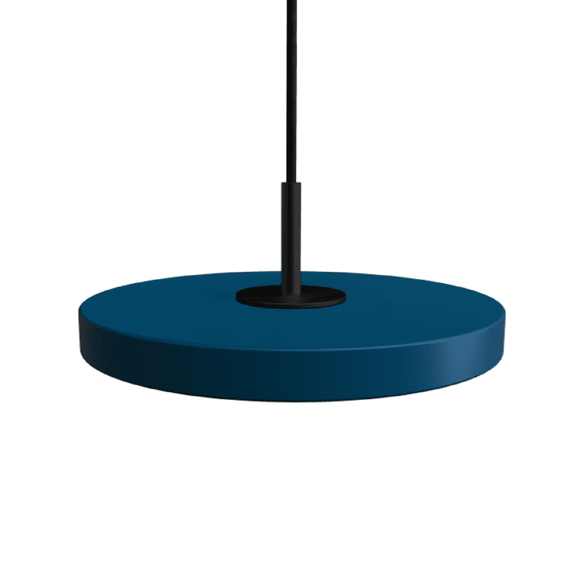 Asteria Micro Taklampa Med Dimmer Petroleum Bl&aring;/ Svart Topp