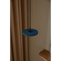 Asteria Micro Pendant With Dimmer Petroleum Blue/ Black Top