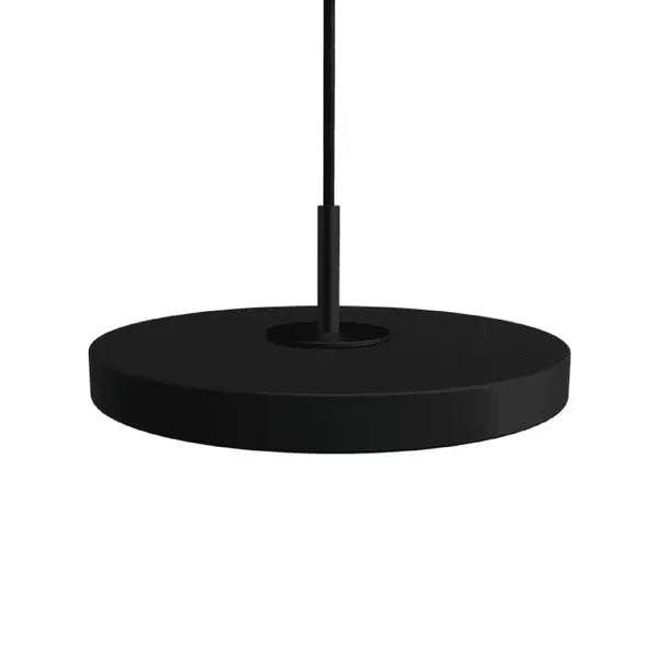 Asteria Micro Pendant With Dimmer Black/ Black Top