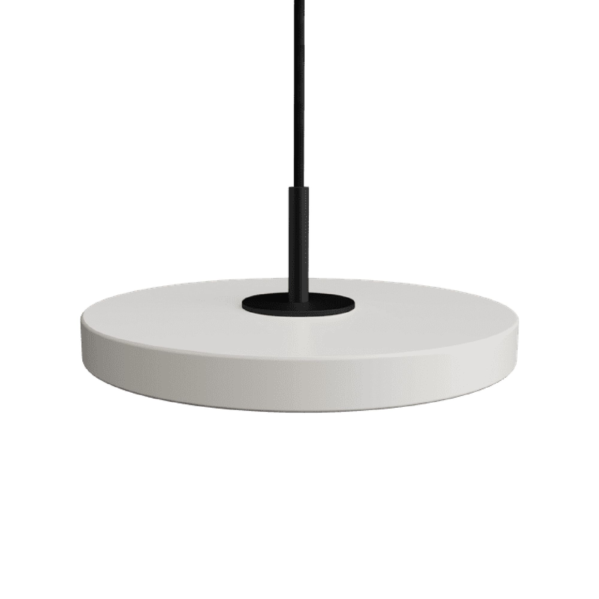Asteria Micro Taklampe With Dimmer Nuance Mist/ Sort Top
