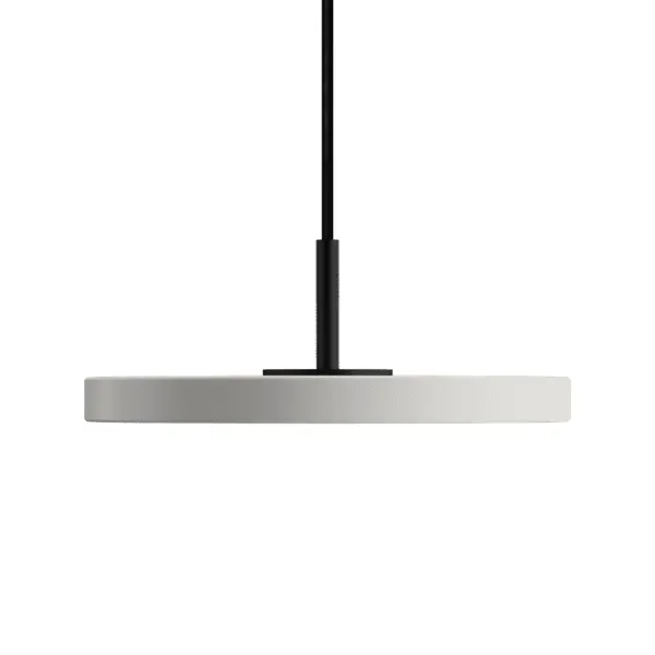 Asteria Micro Pendel Med Lysdæmper Nuance Mist/Sort Top