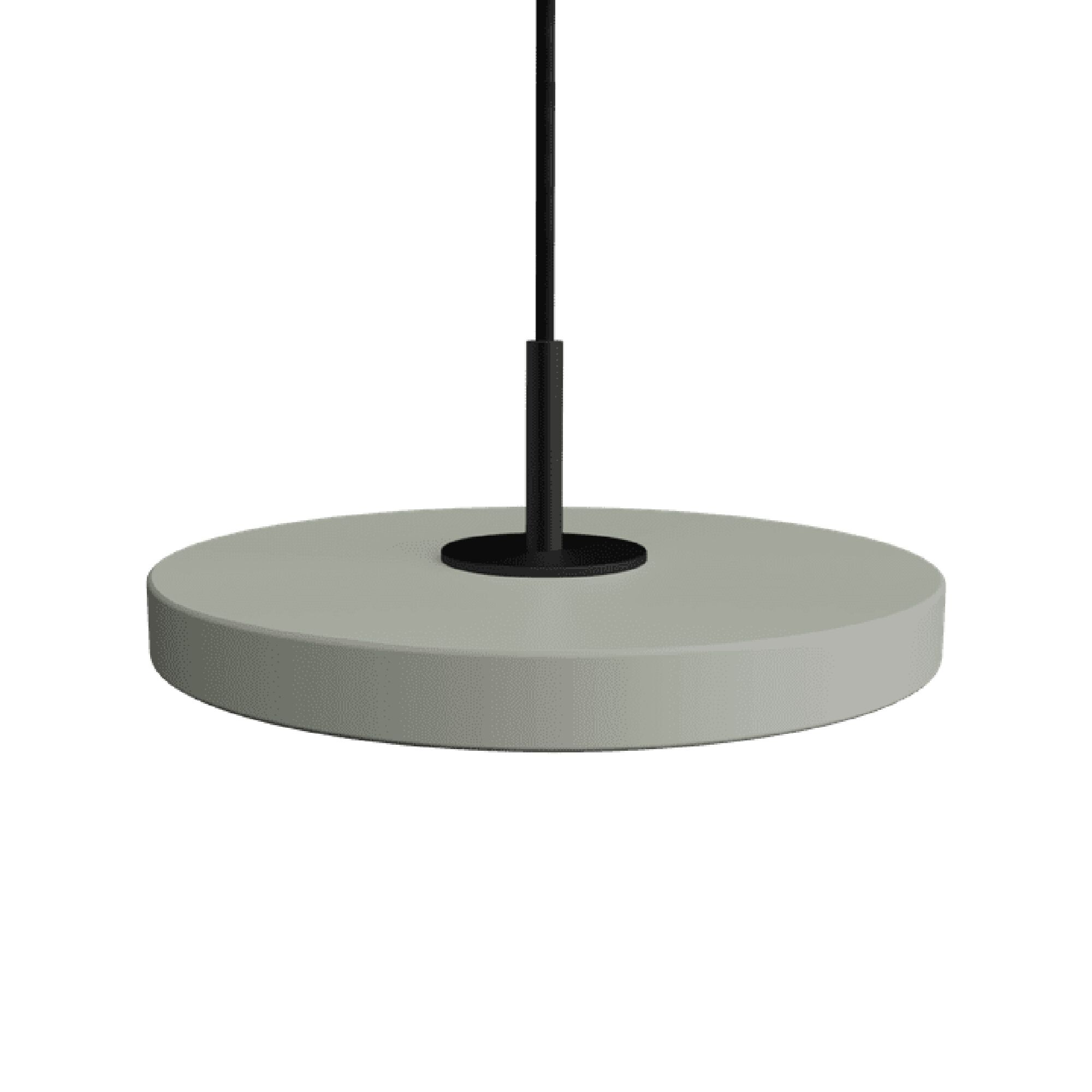 Asteria Micro Pendel Med Lysdmper Nuance Olive/Sort Top