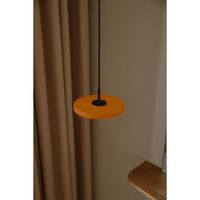 Asteria Micro Pendant With Dimmer Shade Orange/Black Top