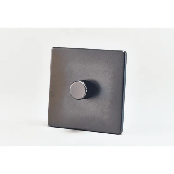 Single Rotary Wall Damper Graphite
