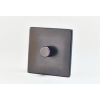 Single Rotary Wall Damper Graphite