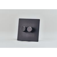 Double Rotary Wall Damper Graphite