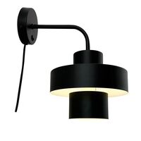 Stoke Vegglampe Matt Sort