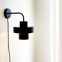 Stoke Vegglampe Matt Sort