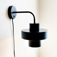 Stoke Vegglampe Matt Sort