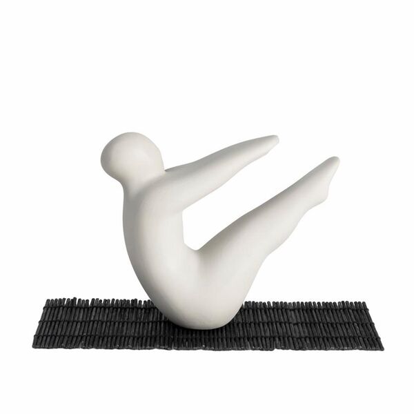 Yoga No 2 Scultura Grigio Chiaro