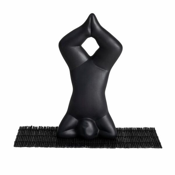Escultura Negro de Yoga No 3 de