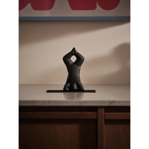 Yoga No 3 Skulptur Sort