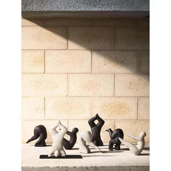 Yoga No 4 Skulptur Sort