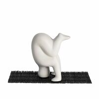 Yoga Nr. 4 Skulptur Hellgrau