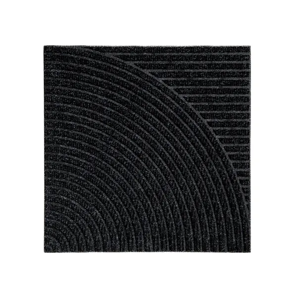 Horizontal & Circular Doormat Zen Black