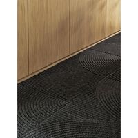 Horizontal & Circular Doormat Zen Black