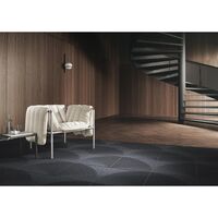 Horizontal & Circular Doormat Zen Black