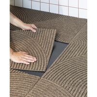 Horizontal & Circular Doormat Zen Black