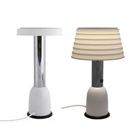 PL3 Table Lamp with Dual Functionality White/ Chrome
