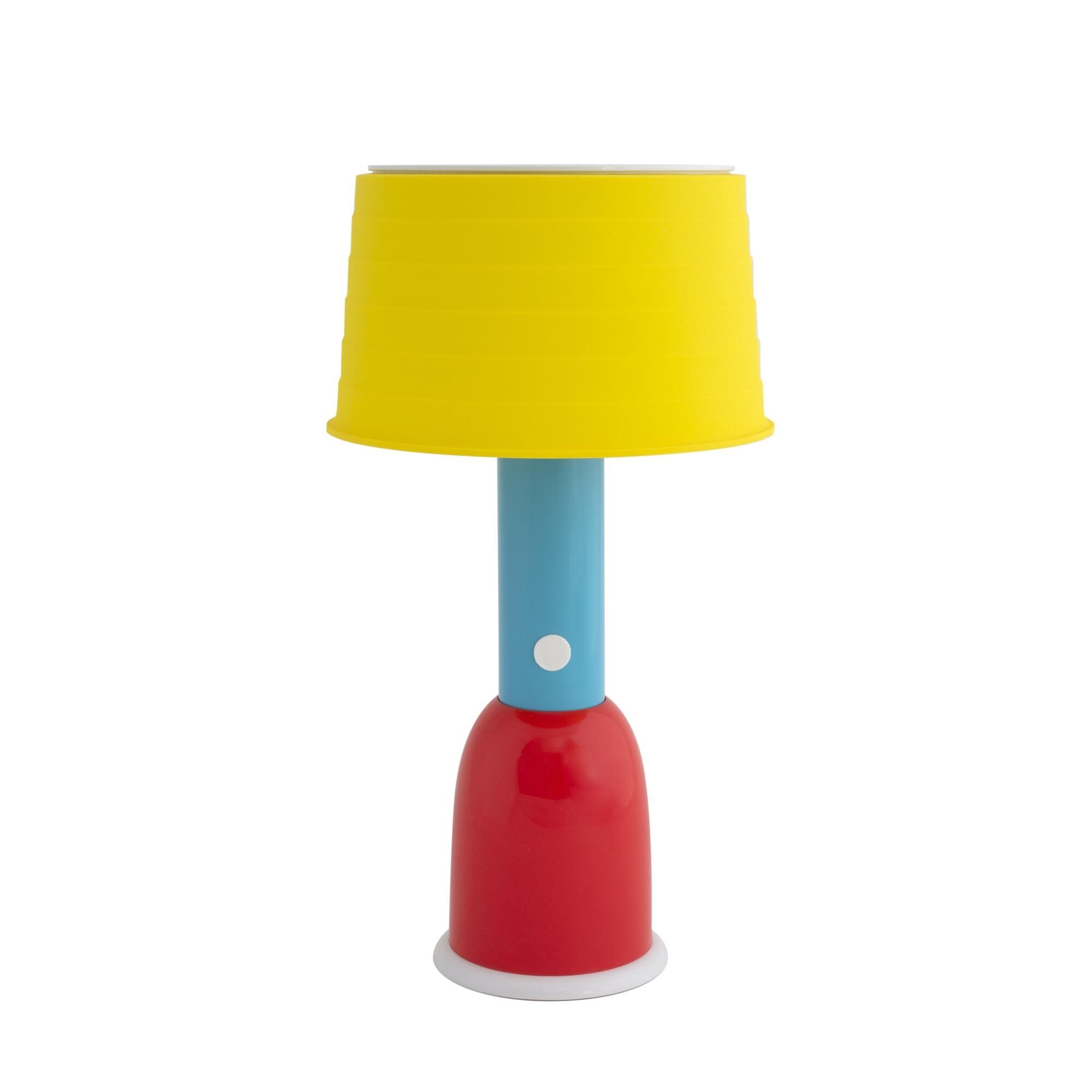 PL3 Bordslampa med Dual Functionality Gul/R&ouml;d