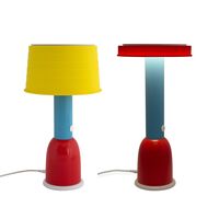 PL3 Table Lamp with Dual Functionality Yellow/ Red