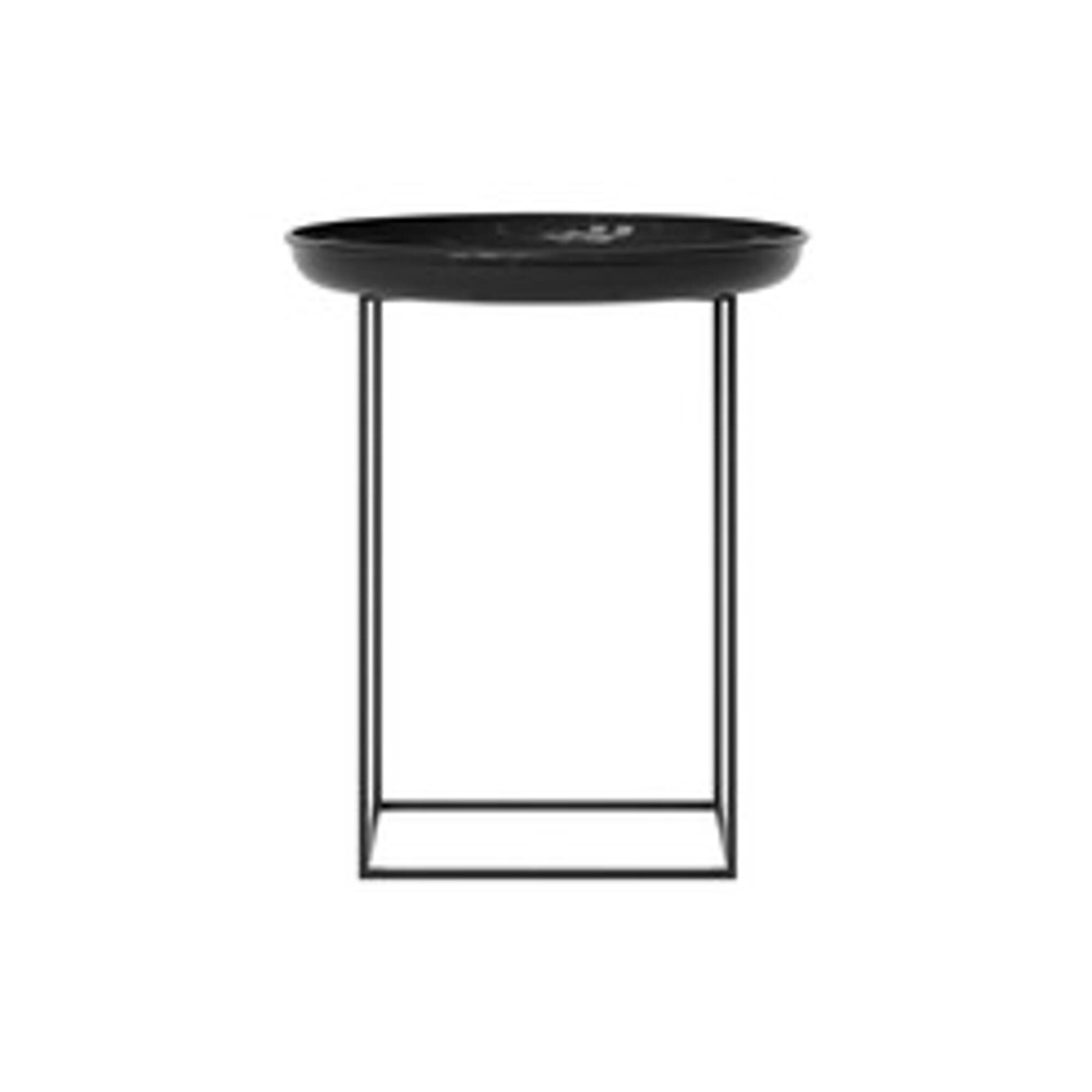 Duke Sofabord Lille Jern/Lacquered Obsidian