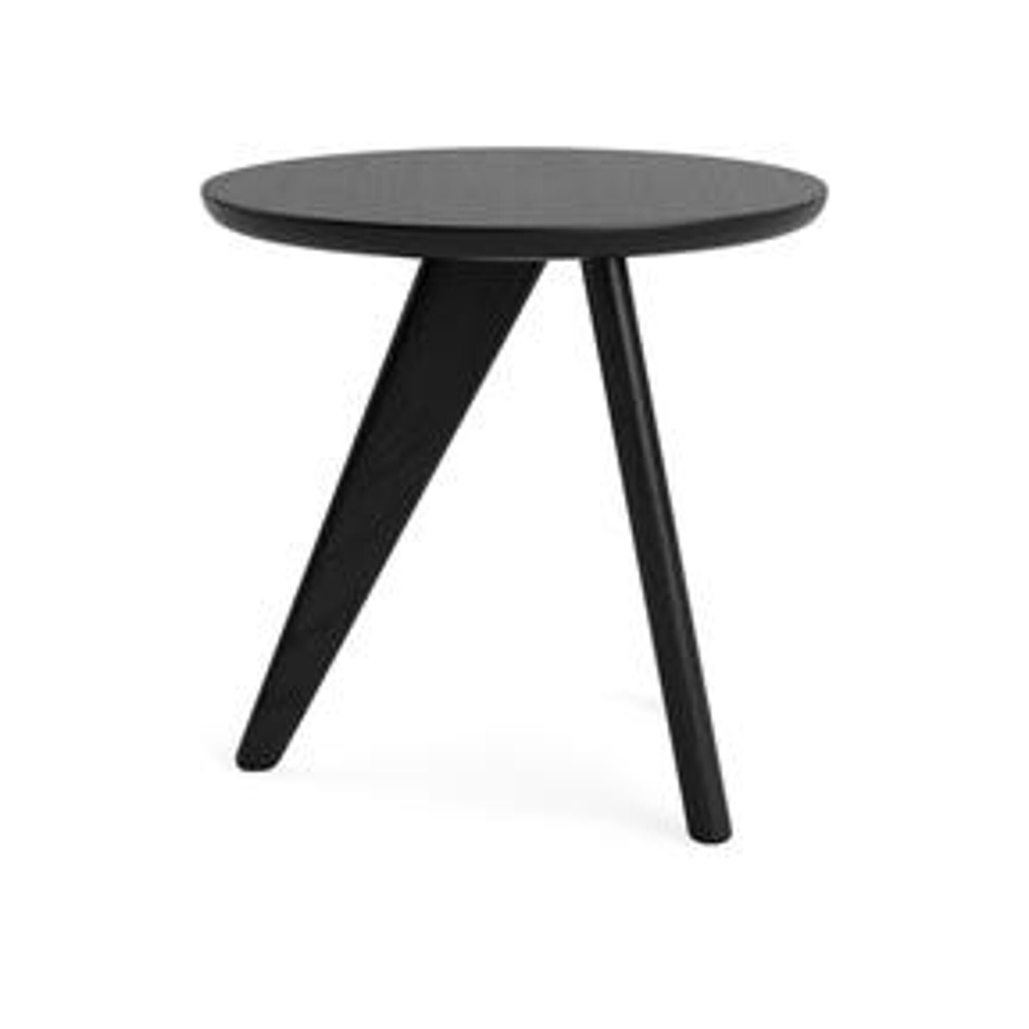 Fint Sidebord Sort Eik