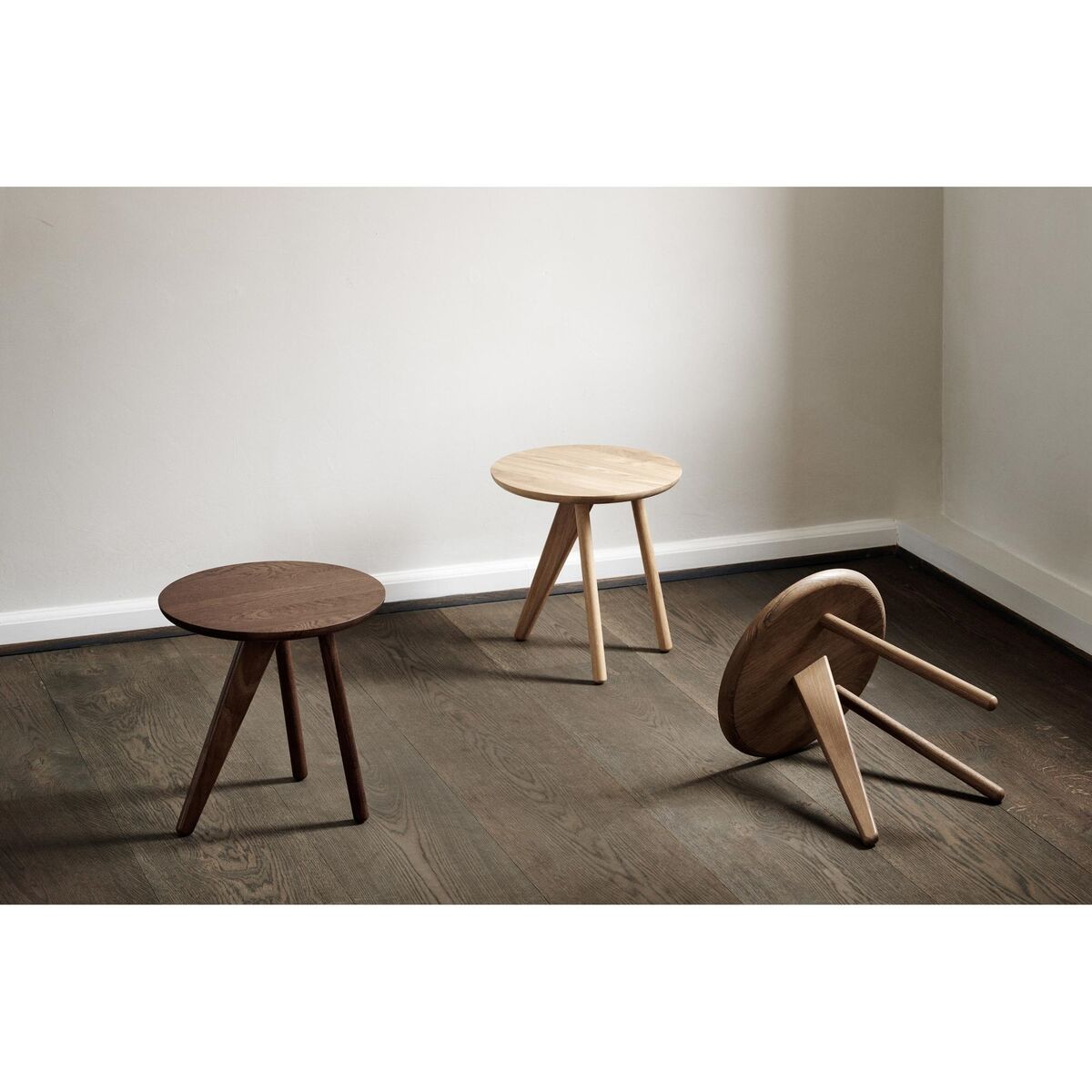 Fine Side Table Light Smoked Oak