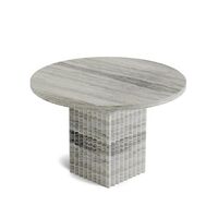 Soho Coffee Table Silver Travertine