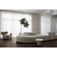 Soho Coffee Table Silver Travertine