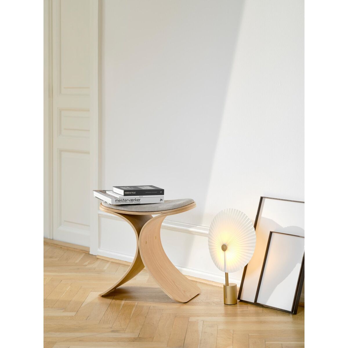 Luno Hocker Eiche/ Beige