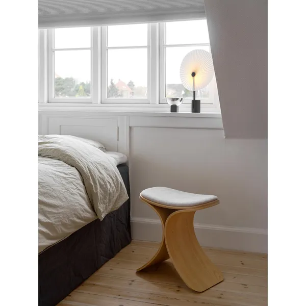Luno Stool Oak/ Beige