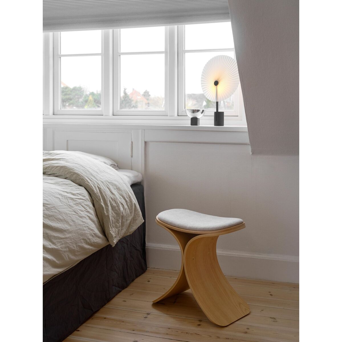 Luno Hocker Eiche/ Beige