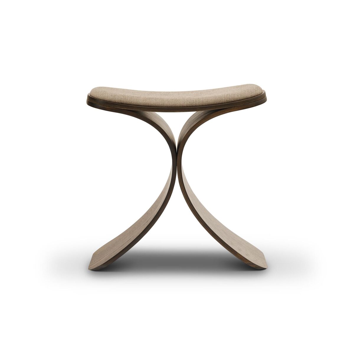 Luno Hocker Dunkle Eiche/ Beige