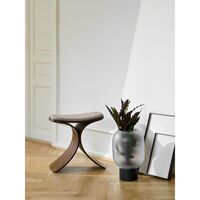Luno Hocker Dunkle Eiche/ Beige