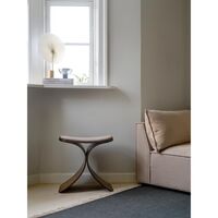 Luno Hocker Dunkle Eiche/ Beige