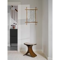 Luno Hocker Dunkle Eiche/ Beige