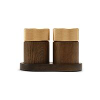 Sina Salt & Pepper Grinder Dark Ash/ Brass