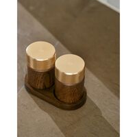 Sina Salt & Pepper Grinder Dark Ash/ Brass