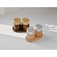 Sina Salt & Pepper Grinder Dark Ash/ Brass