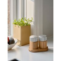 Sina Salt & Pepper Grinder Oak/Steel