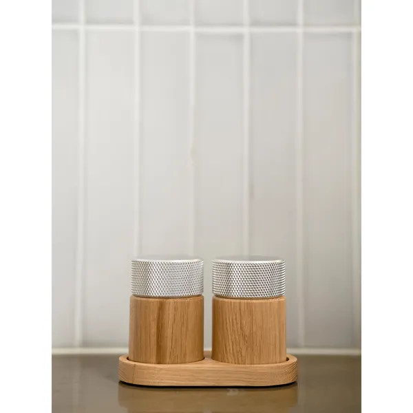 Sina Salt & Pepper Grinder Oak/Steel