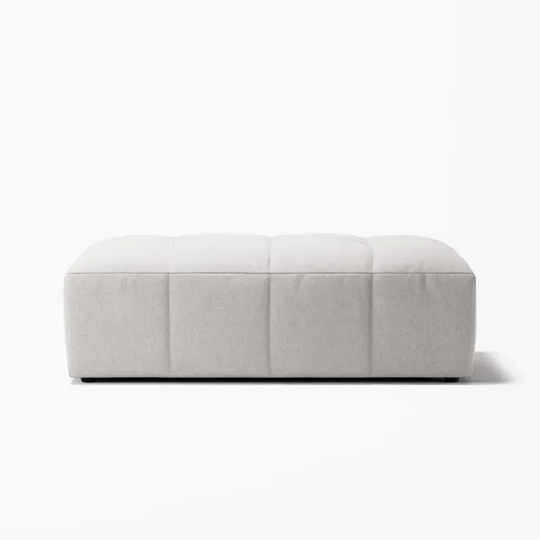 Mure Footstool Moonwhite