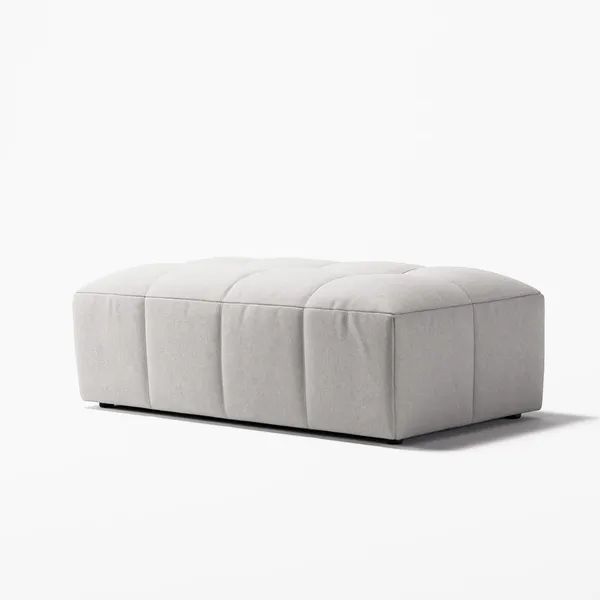 Mure Footstool Moonwhite