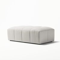 Mure Footstool Steam/White