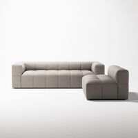 Mure 3-Seater Sofa With Open End Left Sandshell/Beige