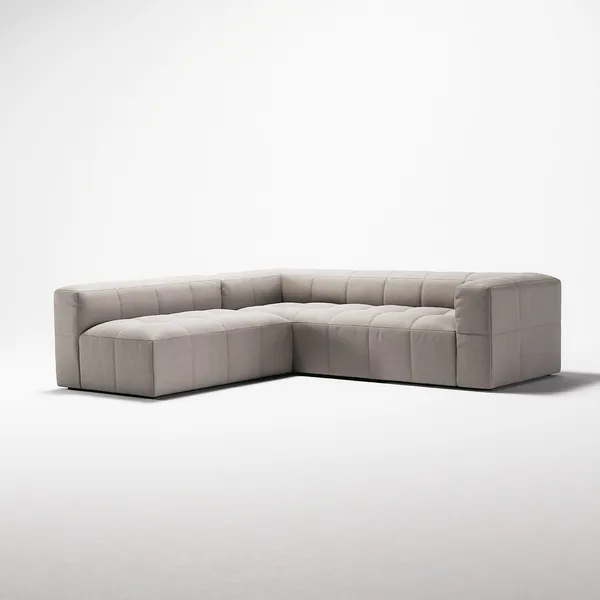 Mure 3-Seater Sofa With Open End Left Sandshell/Beige