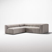 Mure 3-Seater Sofa With Open End Left Sandshell/Beige