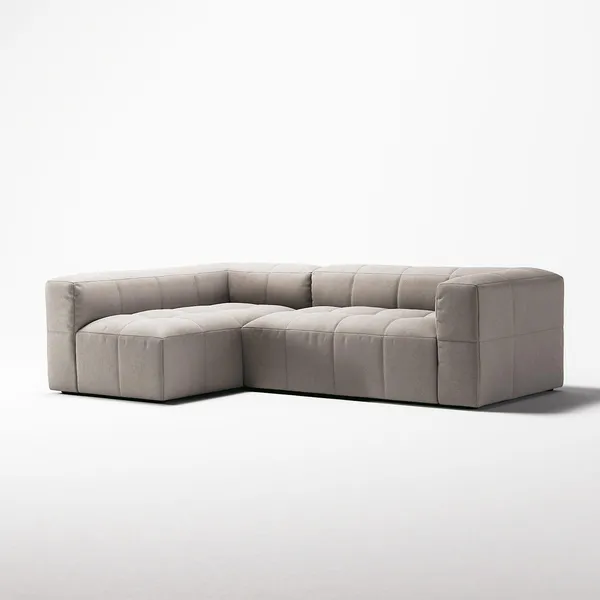 Mure 3-Seater Sofa with Chaise Left Sandshell/Beige