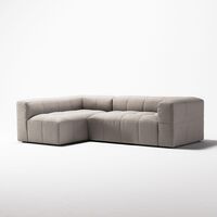 Mure 3-Seater Sofa with Chaise Left Sandshell/Beige